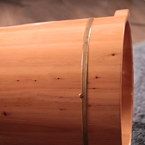 Baño de pies de madera de cedro para spa miniatura 7