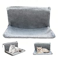 Katzenbett für Heizung Flauschig Katzenhängematte Katzenheizungsliege Katzen Hängematte Heizkörper Fensterliege Wandmontage Balkongeländer Heizungsliege Katzen Bett Hängeliege