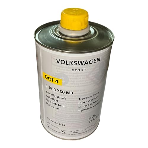 Volkswagen Original VW Ersatzteile Original Bremsflüssigkeit DOT4, 1 Liter