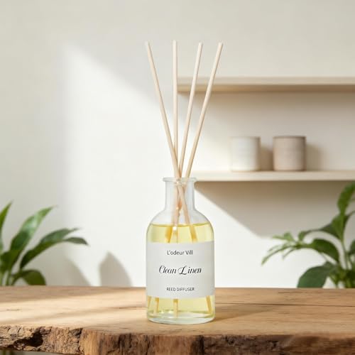 Difusor de varillas L'odeur Vill aroma Clean Linen 150ml miniatura 3