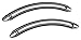 Arlen Ness Black 10-Gauge Fender Strut Covers I-1156