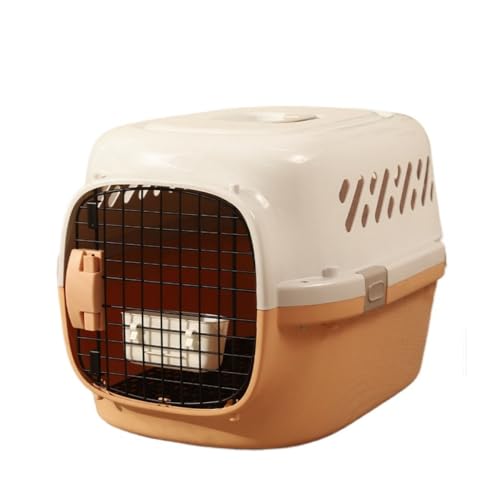 DancJulieペットキャリー 猫 キャリーケース 小型犬・猫用 まで サイズ:長さ49cm x 幅32cm x 高さ32cm キャリーバッグ 犬 キャリーケース ペット用 猫 キャリー航空輸送ボックス 旅行 おしゃれ 小型犬 防災 グッズ ハウス 散歩