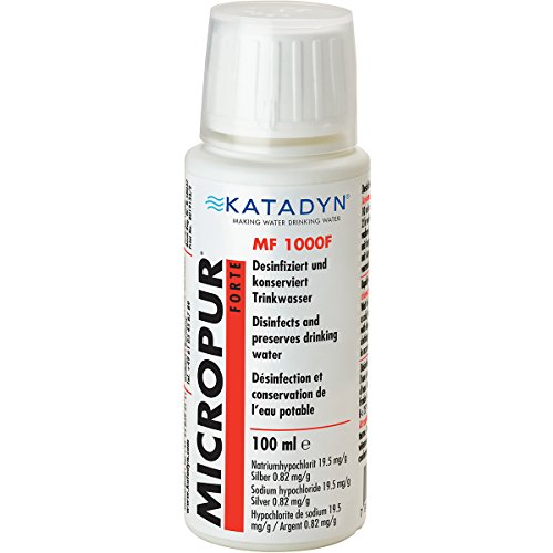 Katadyn Micropur Forte MF 1000F desinfección del agua para 1000 Litros