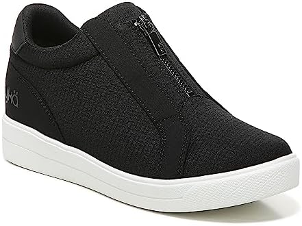 Ryka Women's Vibe Wedge Sneaker Black Knit 9 M | Image 3