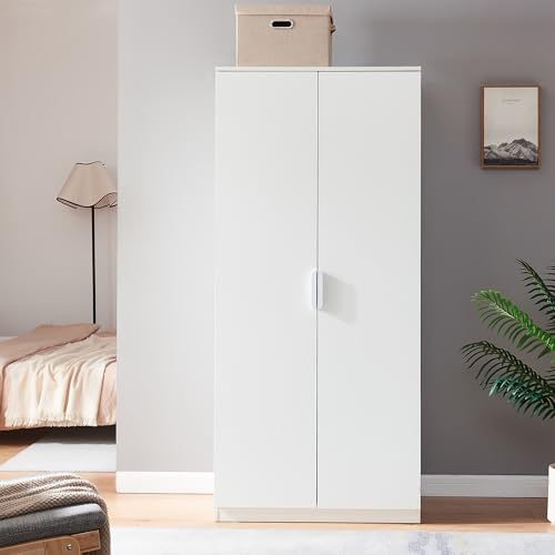 Variante de [en.casa] [en.casa] armarios MDF Blanco 176×80×52 cm