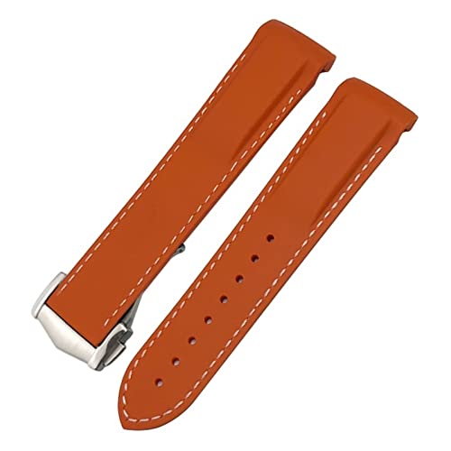 [BKUANE] 19mm J[uo[voh IK Xs[h}X^[ [EHb` V[}X^[ 300 AT150 XgbvɓK(Orange White,Black Buckle)