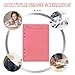 Line Refill Paper, Planner Inserts for A5 Binder Budget Planner Journals Notebook,5-color 100 GSM Thick Loose Leaf Paper,80Sheets/160 Pages(A5 Pink line refill 6 holes)