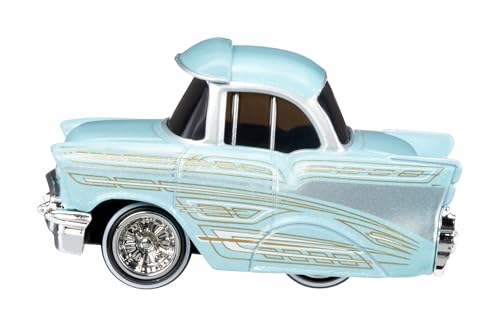 CarTuned 3 Pack Series 1 Cruizn Da BLVD & Drip'd 1957 Chevy Bel Air Kandy Light Blue Lowrider, 1987 Chevy C10 Truck Kandy Green Lowrider, 1953 Chevy Pickup Kandy Dark Blue Lowrider, Diecast, Ages 6+ by MGA Entertainment - Image 2