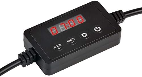 NICREW Single Channel LED Ramp Timer, LED Digital Dimmer for NICREW ClassicLED, ClassicLED Plus Ho, and JTL Series Clip-on Light