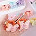 Yuanchu 20 Pcs Butterfly Elastic Hair Ties, Colorful Hair Scrunchie with Butterfly Cute Hair Bands Butterflies Accessories Clips Holders with Bows for Women