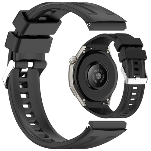MOTONG(���g��) Huawei Watch GT 6 Pro�����p�o���h - �����p�V���R�����X�g�X�g���b�v�o���h Huawei Watch GT 6 Pro 46mm(�u���b�N)