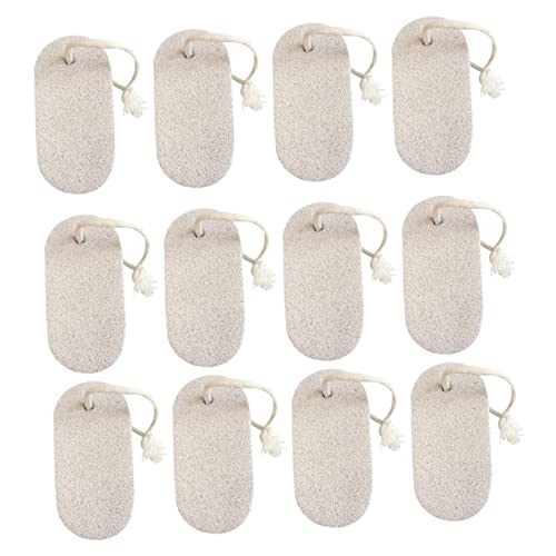 Pierre ponce volcanique pour pieds Housoutil, lot de 20 outils de pédicure exfoliants naturels