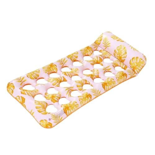 Flotteur de bronzage pliable et gonflable pour adulte au lac et à la piscine