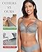 Lemorosy Women's Plus Size Full Coverage Non Padded Wireless Minimizer Bra -Comfort and Double Support (36C, Grey)