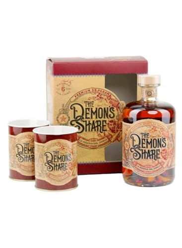 Coffret Demon's share 70cl 40°+ 2 verres timbales