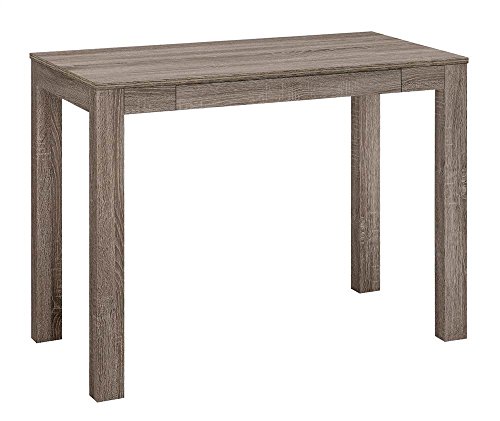 Ameriwood Home Parsons Desk, Distressed Gray Oak – Home Office Desks
