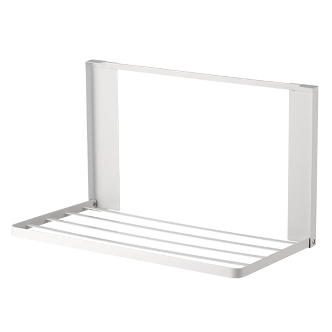 Hndhbfgrt Space-Saving Magnetic Shelf Foldable Laundry Room Organizer Magnetic Folding Storage Rack for Washing Machine