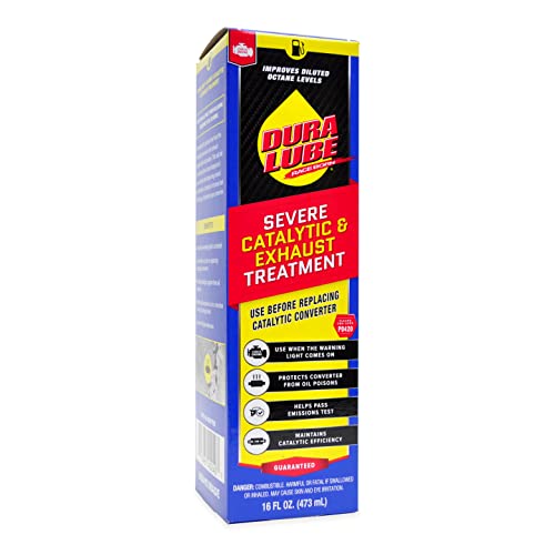 DURA LUBE 2 Pack Severe Catalytic and Exhaust Treatment Cleaner Fuel Additive, 16 fl. Oz, 2-Pack Combo Pack