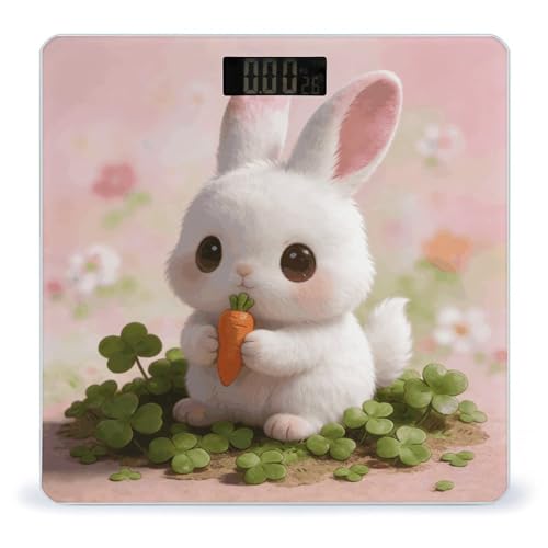 Báscula digital para baño con diseño animal y alta precisión