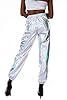 SIAEAMRG Womens Shiny Metallic High Waist Stretchy... #2