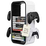 MatoSan Disc Tower per PS5 PS4 Switch – Porta 18 Giochi – Supporto Controller Incluso – Organizer Console Gaming Salvaspazio
