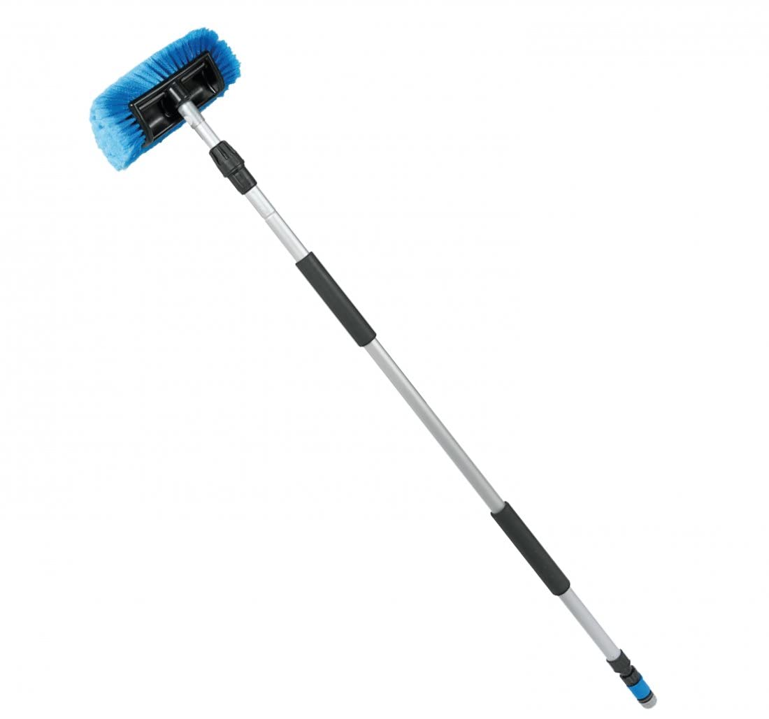 Top Drive Idrospazzola Lavaggio telescopica Flessibile, Anti-graffio con Bordo in Gomma per Proteggere la carrozzeria