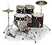 Pearl Roadshow Drum Set 5-Piece Complete Kit with Cymbals and Stands, Wine Red (RS525SC/C91)