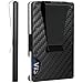 RARITIK Minimalist Carbon Fiber Wallet for Men, Money Clip Cash Strap Wallet, RFID Blocking Metal Wallet Aluminum Card Holder,Front Pocket Wallet(Carbon Fiber)