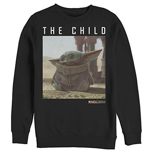 Sudadera Star Wars de hombre color verde The Child con capucha