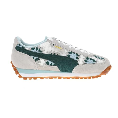 PUMA Womens Easy Rider Seaside Drills Embroidered Lace Up Sneakers Shoes Casual - Grey - Size 6 M