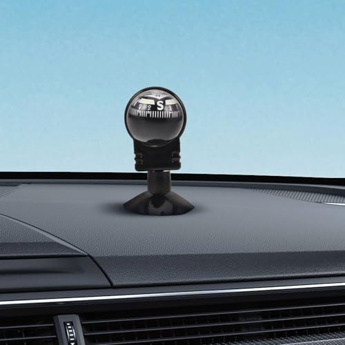 Brújula de bola para tablero de auto con ventosa plegable miniatura 5