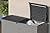 Suncast 120-Gal. All-Weather Patio Deck Box with Pad-Lockable Split Top Lid, Extra-Large Outdoor Storage Unit for Patio Furniture and Grill Tools, Made in the USA
