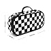 Droerfes Black White Checkered Pencil Case Pencil Pouch Large Capacity Pen Bag School Office Organizer Stationery Storage Box For Girls Boys Teen Kids
