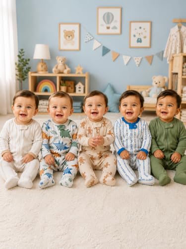 Image of TuddyBuddy 100% Cotton Baby Sleepsuits /Jumpsuits /Footed Rompers
