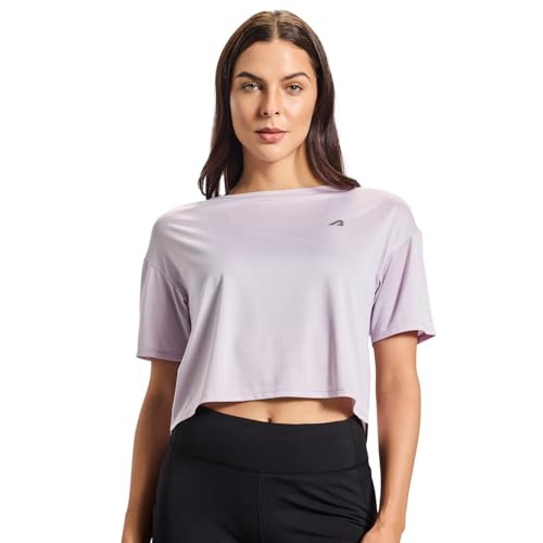 Image of Boldfit Tshirt for Woman Relaxed fit Gym Tshirt for Women Workout Lightweight t Shirt for Woman Workout Women t Shirt Round Neck t Shirts for Ladies Gym Dress