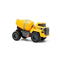 CAT Construction Toys, 11.5\" Power Haulers 2.0 Cement Mixer, Lights and Sounds, Ages 3 and up