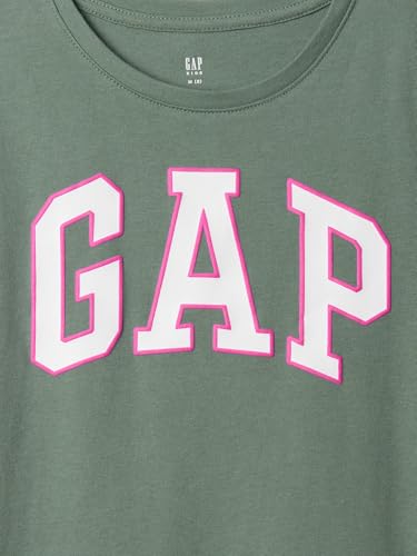 Image of Gap Girls Short Sleeve Logo Tee T-Shirt
