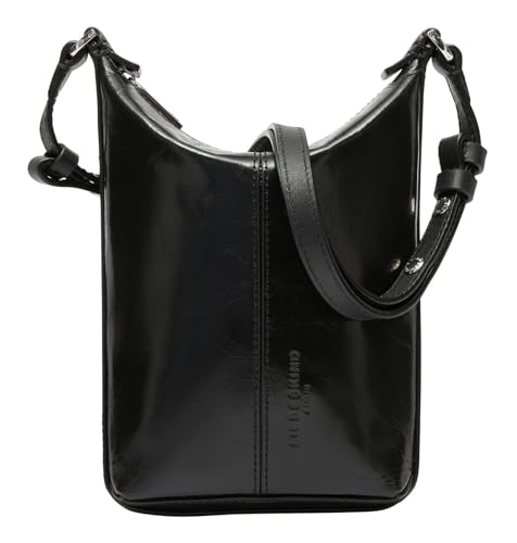 LIEBESKIND BERLIN Paris 4 Paper Touch Crinkle Crossbody XS Black