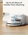 eufy by Anker Robot Vacuum C10 with Self Emptying, 8 Weeks Hands Free, Advanced Smart Mapping with LiDAR Navigation, 2.85-Inch Slim Design, Powerful Suction, Edge Expansion Brush for Pet Hair