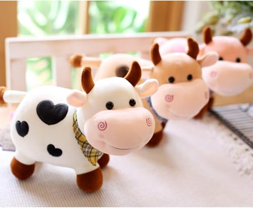 Image of Niku 30cm Cow Soft (White Colour) Stuffed Plush Toy Animal for Kids Baby Girls Boy | Cattle Toy | Best Gift for Birthday