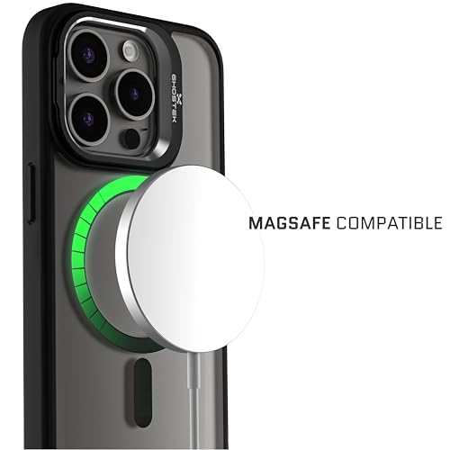 Coque iPhone 15 Pro haut de gamme Ghostek KickCam noire compatible MagSafe - 5