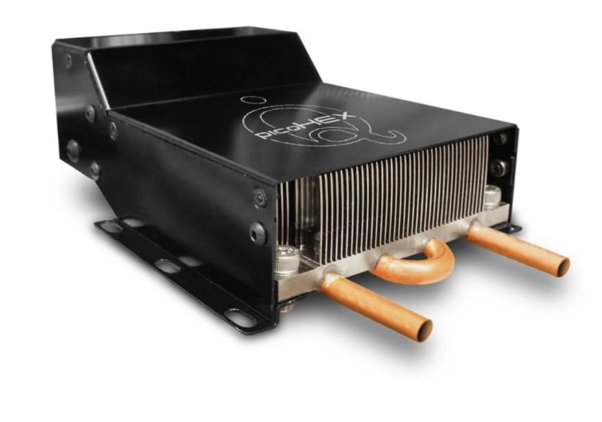 ATS-PHEX-100, Heat Exchangers Heat Exchanger w/2 x 12VDC Fan, Tube to Fin, Liquid-to-Air, 138x92x42mm (LxWxH)