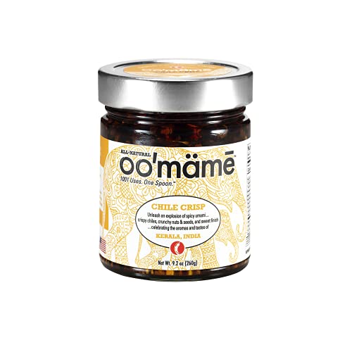 OO'mämē Kerala Indian Chile Crisp (9.2 oz) - Golden Turmeric