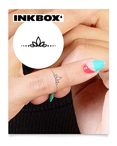 Inkbox Temporary Tattoos, Semi-Permanent Tattoo, One Premium Easy Long Lasting, Water-Resistant Temp Tattoo With For Now Ink - Lasts 1-2 Weeks, Niobium, 1 X 1 In #TOP16