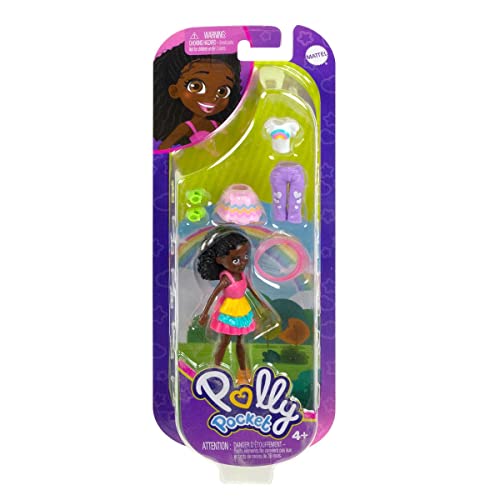Polly Pocket Fashion Doll - Poupée articulée 7.6 cm + Accessoires - Figurine #3