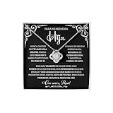 PARA MI HIJA Collar De Mama, Regalos De Amor En, Pancartas En Español Para Dedicar A Mi Hija, Regalo De Cristal Cuando Yo Ya No Este Aqui, A Mi Hija Con Amor