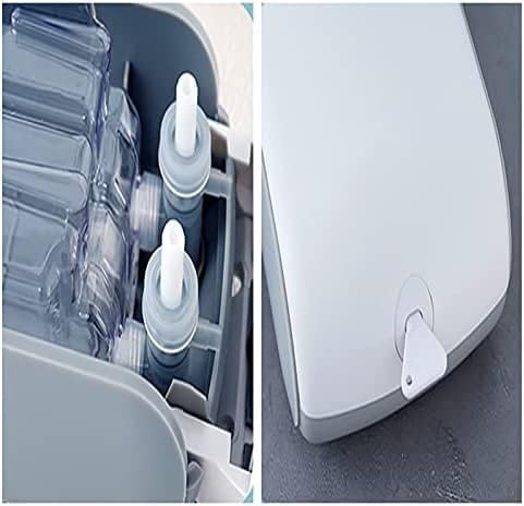 Perforation-Free Soap Dispenser Wall-Mounted 400mlX2, Hotel and Shopping Mall Bathroom Press Shower Gel Packaging Box