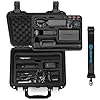 LEKUFEE Boîte Rigide étanche pour DJI Osmo Pocket 3,DJI Mic 3/Mic 2/Mini/Mic,Creator Combo,Power Expansion Combo,Caméra Vlogging,Caméra d'action et Accessoires (étui Uniquement)
