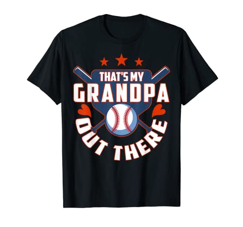 Tee Cute Baseball Gift For Family Baseball Grandpa Camiseta