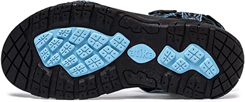 Atika Women's Outdoor Hiking Sandals, Comfortable Summer Sport Sandals, Athletic Walking Water Shoes, Maya 2 Ethnic Sky, 8 #TOP3